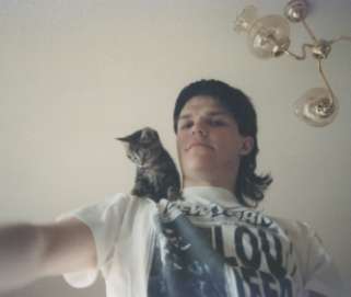 I am very fond of cats and don't really like dogs. July 89
